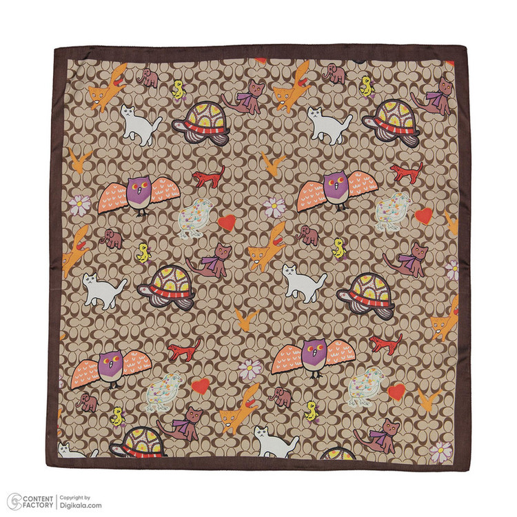 مینی اسکارف ساتن زنانه مدل S-205 با طول و عرض 70×70 سانتیمتر